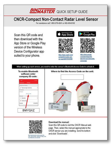 CNCR Quick Start Guide BinMaster