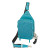 Turquoise Mini Sling Debossed Backpack
