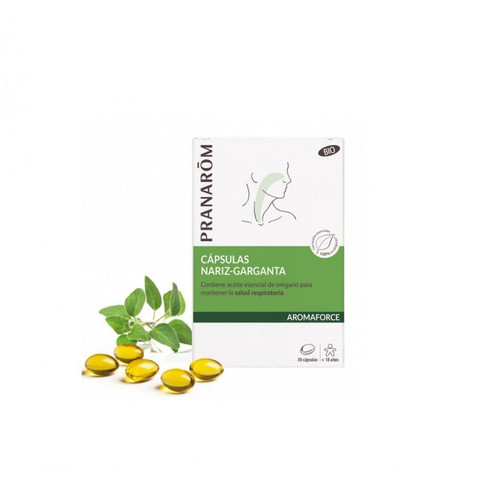 PRANAROM AROMAFORCE CAP NARIZ Y GARGANTA