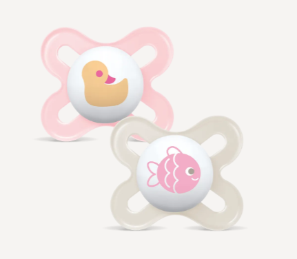 MAM CHUPETE START SILICONA 0-2 M ROSA
