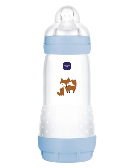 MAM BIBERON ANTICOLICO +4M AZUL