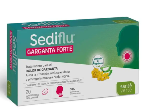 SANTE VERTE SEDIFLU GARGANTA FORTE 20 COMPRIMIDO