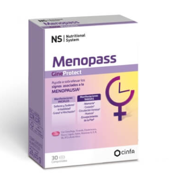 NS GINEPROTECT MENOPASS 30 COMPRIMIDOS