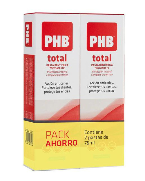 PASTA DE DIENTES PHB TOTAL PACK 2 UDS