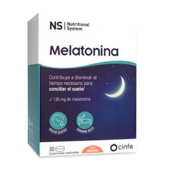 NS MELATONINA COMP MASTICABLES NARANJA 1.95 MG