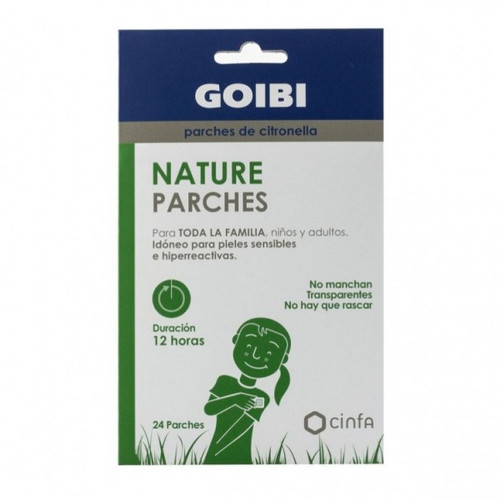 GOIBI ANTIMOSQUITOS PARCHES ADH CITRONELA SOBRE LA ROPA 24 PARCHES