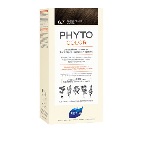 Phytocolor tinte 6.7 rubio oscuro marrón