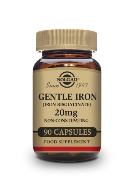 SOLGAR GENTLE IRON 20MG 90 CAPSULAS