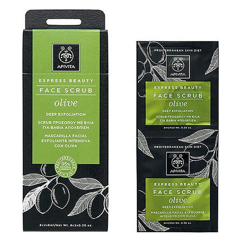 Apivita express beauty crema exfoliante oliva