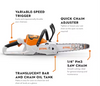 STIHL MSA 60 C-B SET - L-I CHAINSAW 12" W/ AK 20 BATRY&CHARGR"AK POWERED"