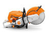 Stihl TS 710 professional cut-off saw with ergonomic design and steel frame