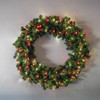 48" Oregon Wreath, (C6/5mm) - Red/Green
