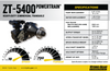 TRANSAXLE  ZT5400  LH  1015-10 - 5102870 package std