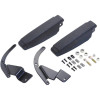 The Toro Armrest kit provides extra comfort while using your Toro 32 and 42 in. TimeCutter SS, SW or MX manufactured in 2002 or later. The padded arm rests are contoured to provide comfortable support while still providing optimum motion for mower operation. The pivoting design provides easy seat access while getting on and off the mower.