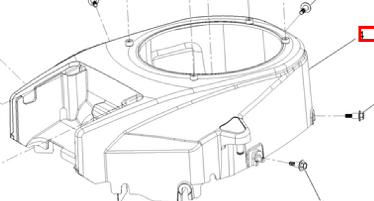 SHROUDENGINE 1331572 SEE PRODUCT DESCRIPTION Mowpart / Four