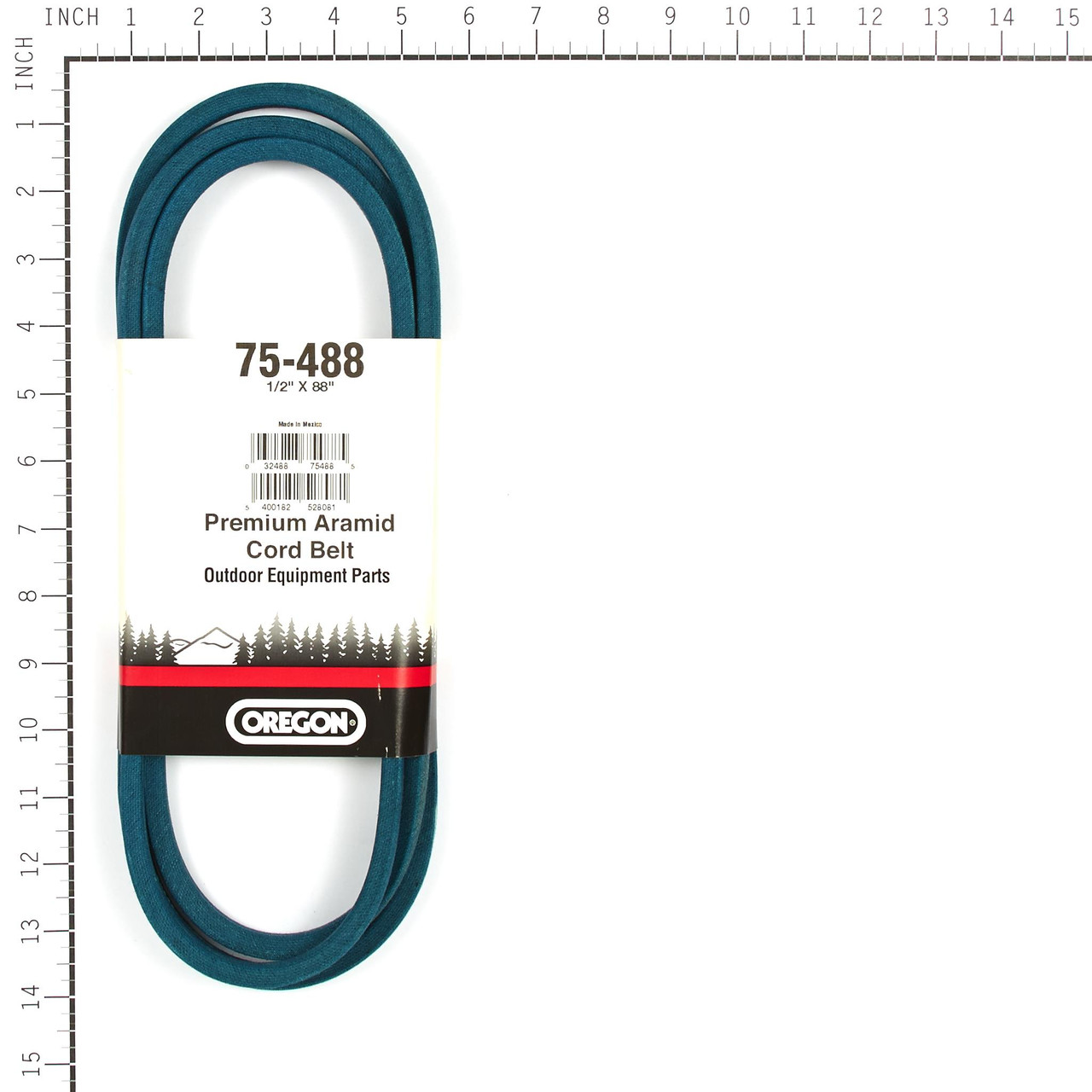 Oregon 75-488 Aramid Fiber Cord Belt 1/2" x 88"