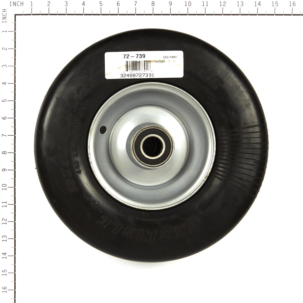 WHEEL ASSEMBLY FLAT FREE BOBCA - 72-739