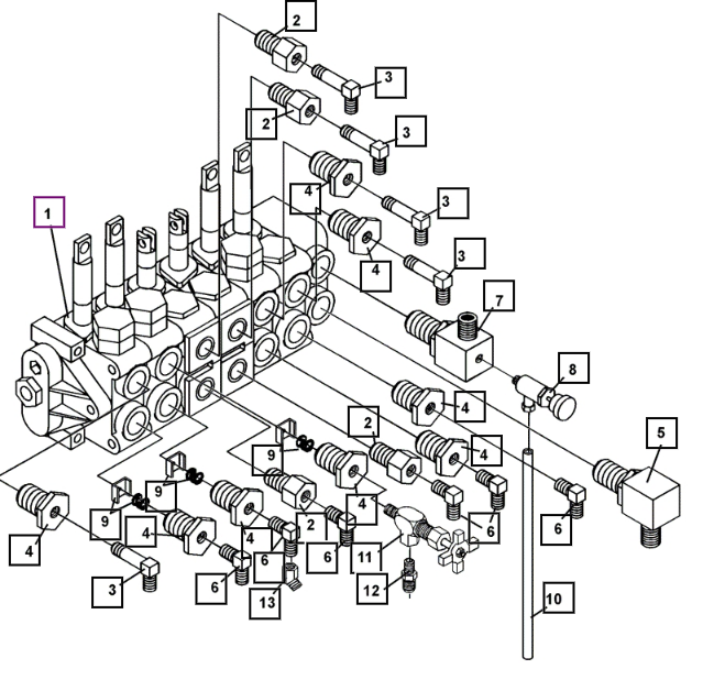 GRESEN Bachoe Valve Assembly - ATI2237 package std
