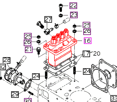 INJECTION Pump Assy - E685051012 package std