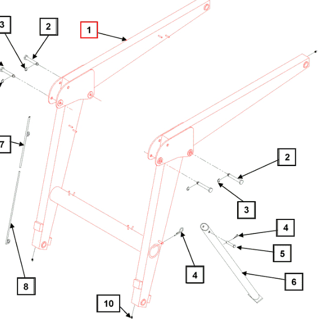 BOOM Assembly - KMW11003024 package std