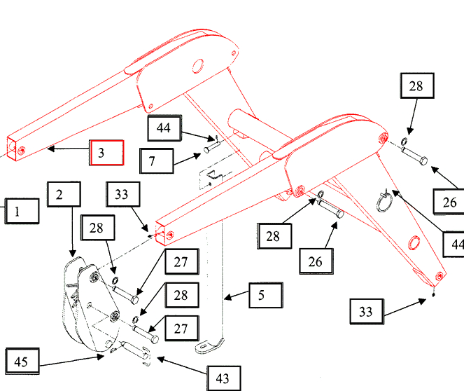 BOOM Assembly - KMW11003025 package std
