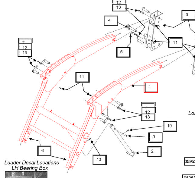 BOOM Assembly - KMW11003048 package std