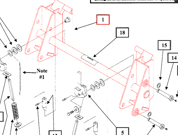SKID Steer Tool Carrier Frame - KMW13043100 package std