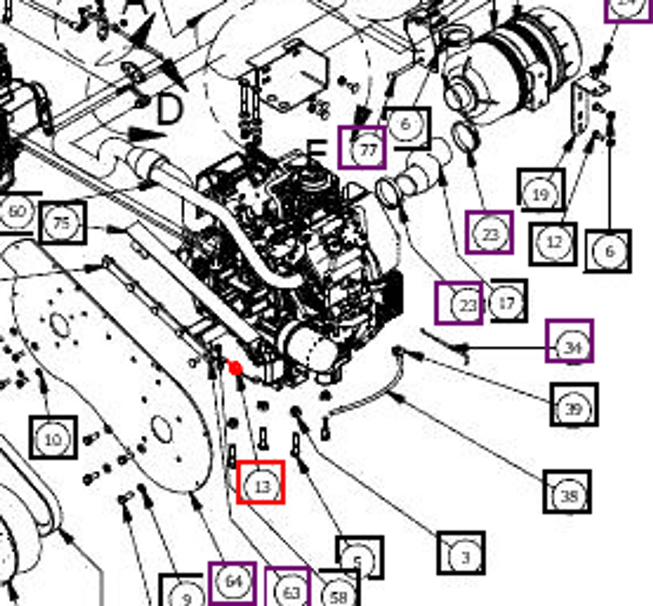 KOHLER 750 Efi Engine Package - L1009800176 package std