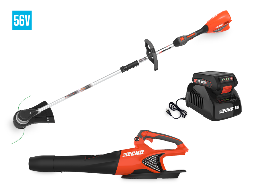 Echo DCP-BVRVS1B – 56V eFORCE Trimmer & Blower Combo Kit w/ Battery&Charger