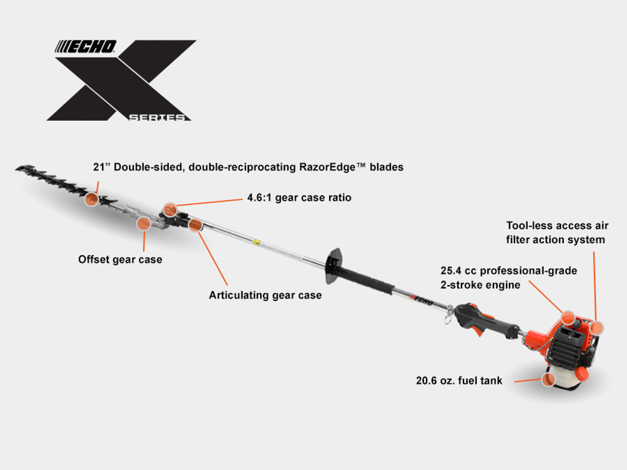 hedge trimmer, HCA-2620ECH