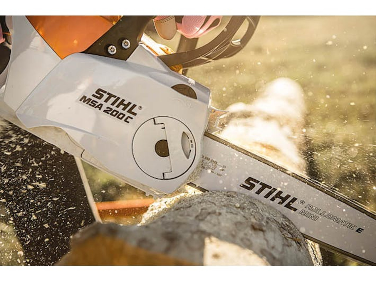 STIHL CHAINSAW MSA 200 C-B W/10" BAR W/O BATTERY AND CHARGER