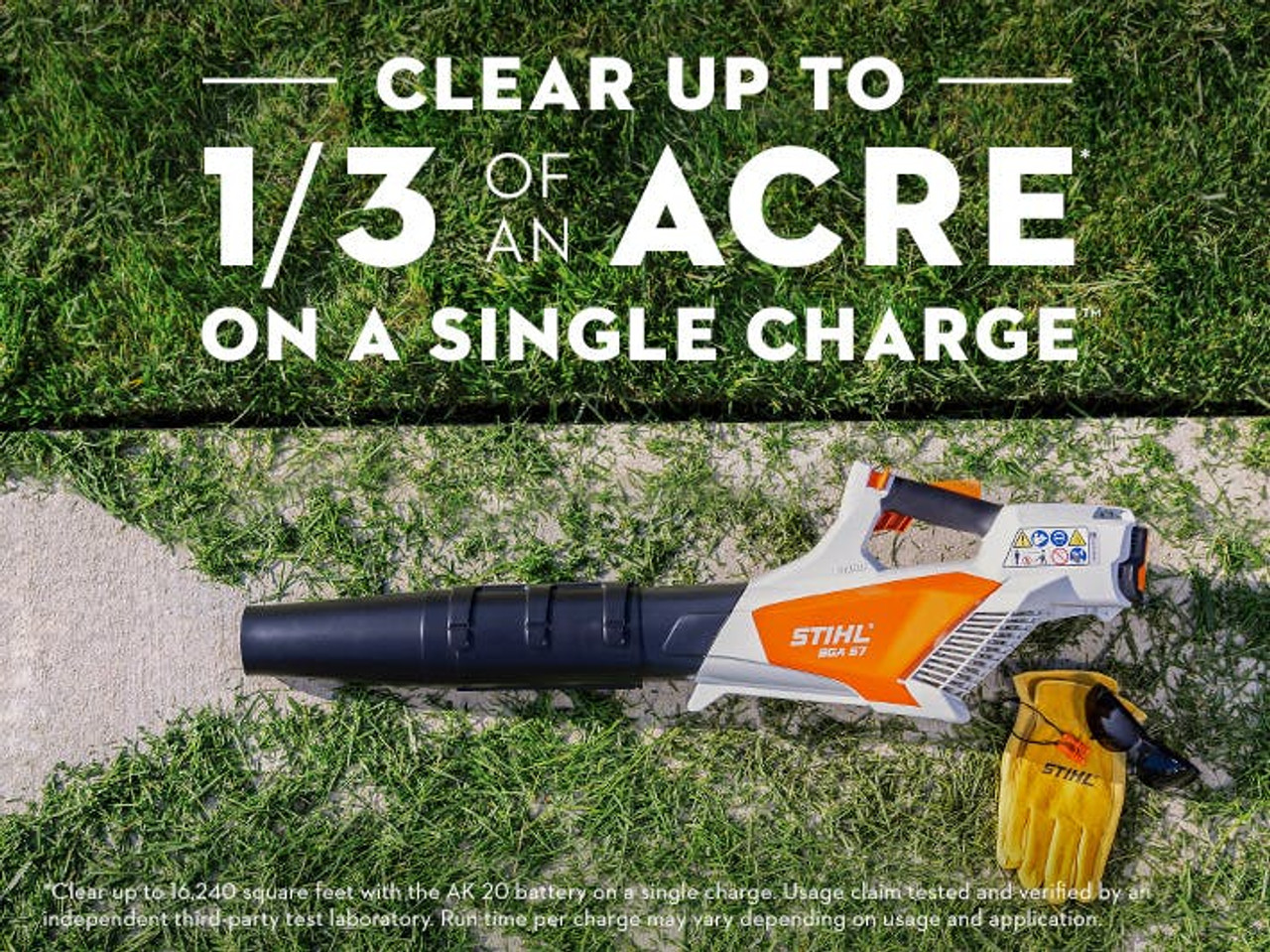 STIHL BLOWER BGA 57 - W/O BATTERY AND CHARGER