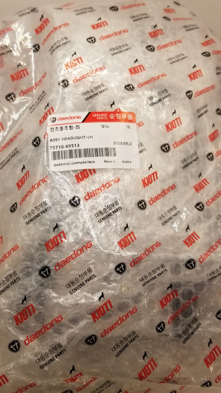 KIOTI T5710-69513 - HEAD LAMP ASSY LH