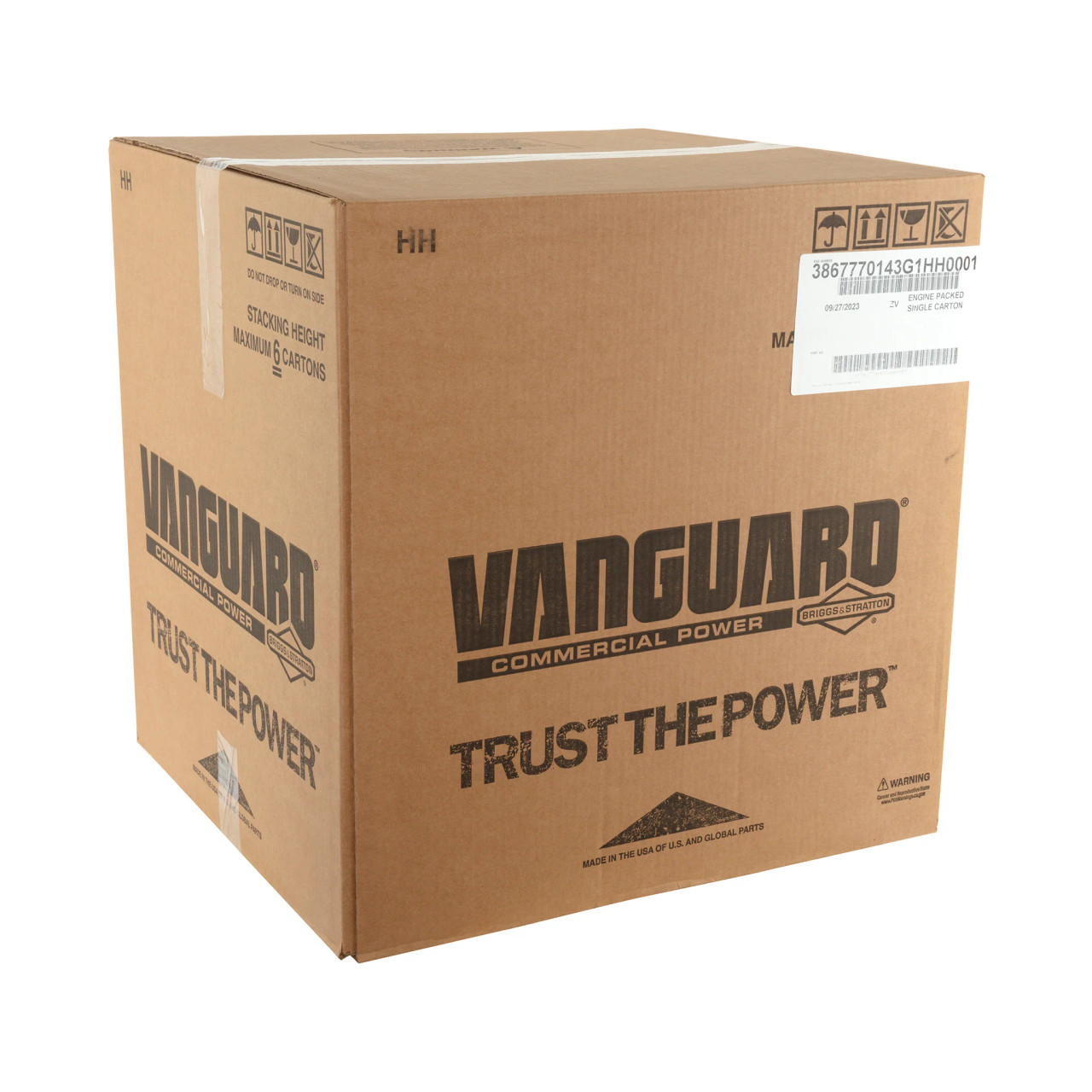 Vanguard 23.0 HP 627cc Vertical Shaft Engine 386777-0143-G1