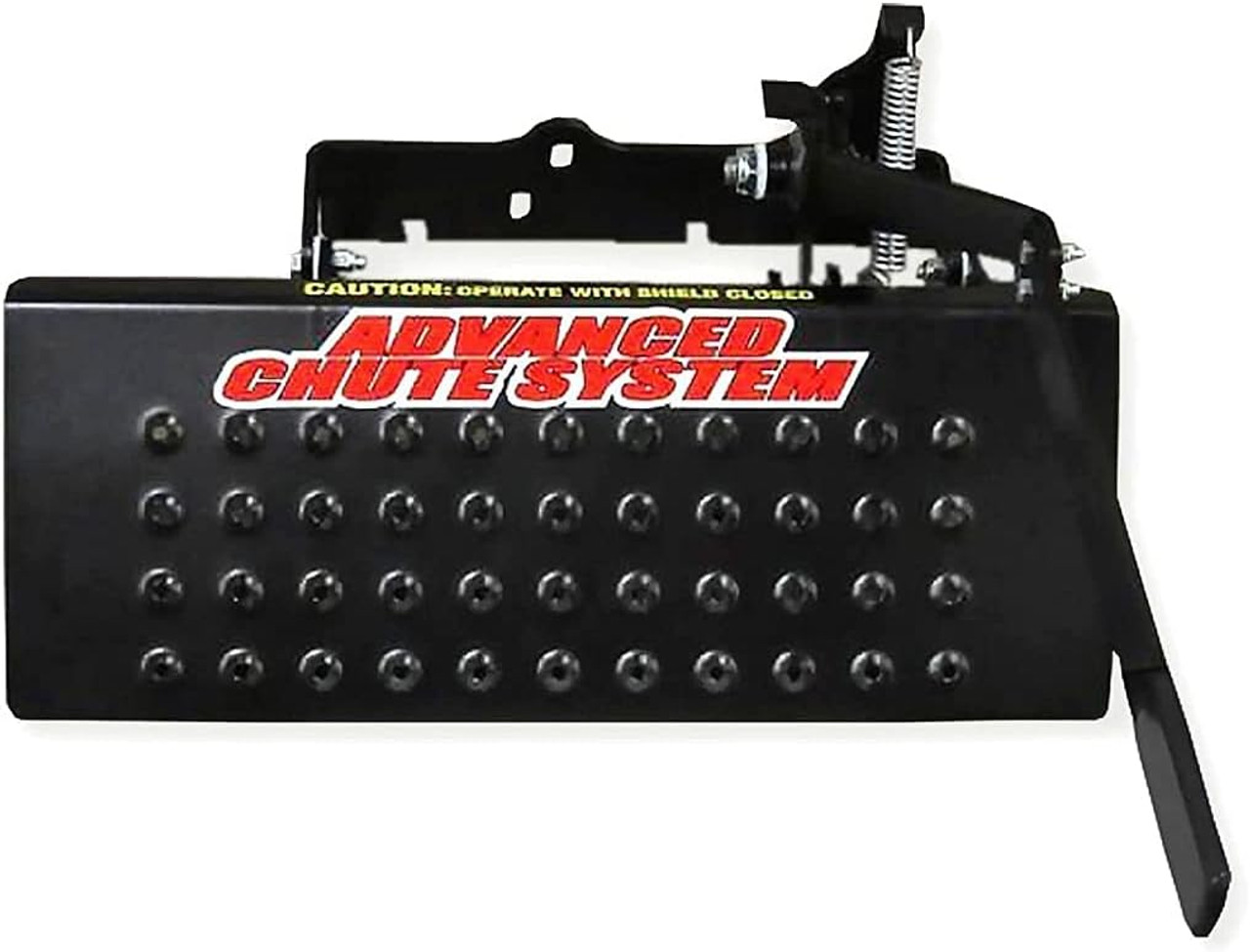 Operator engaging ACS6000US from seat as a stock discharge chute