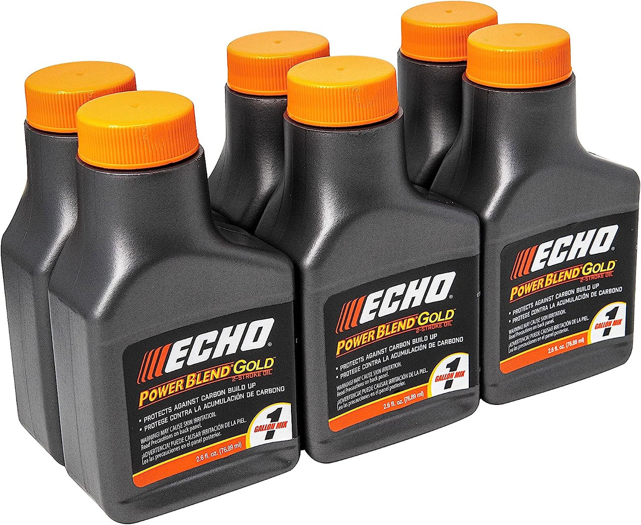 Echo 6450001G Power Blend Gold Oil Mix 50:1 for 2 stroke2cycle Outdoor Power Equipment, High Performance Semi Synthetic