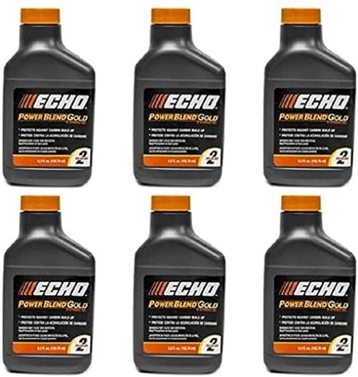 ECHO PowerBlend Gold 2-Cycle Oil 5.2 oz Bottle – Mix 1 Bottle to 2 Gal (6450002G)