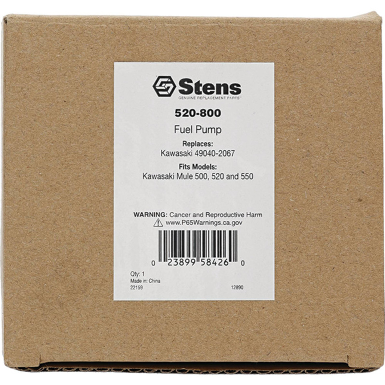 Stens 520-800 Fuel Pump - (Replacement for Kawasaki 49040-2067)