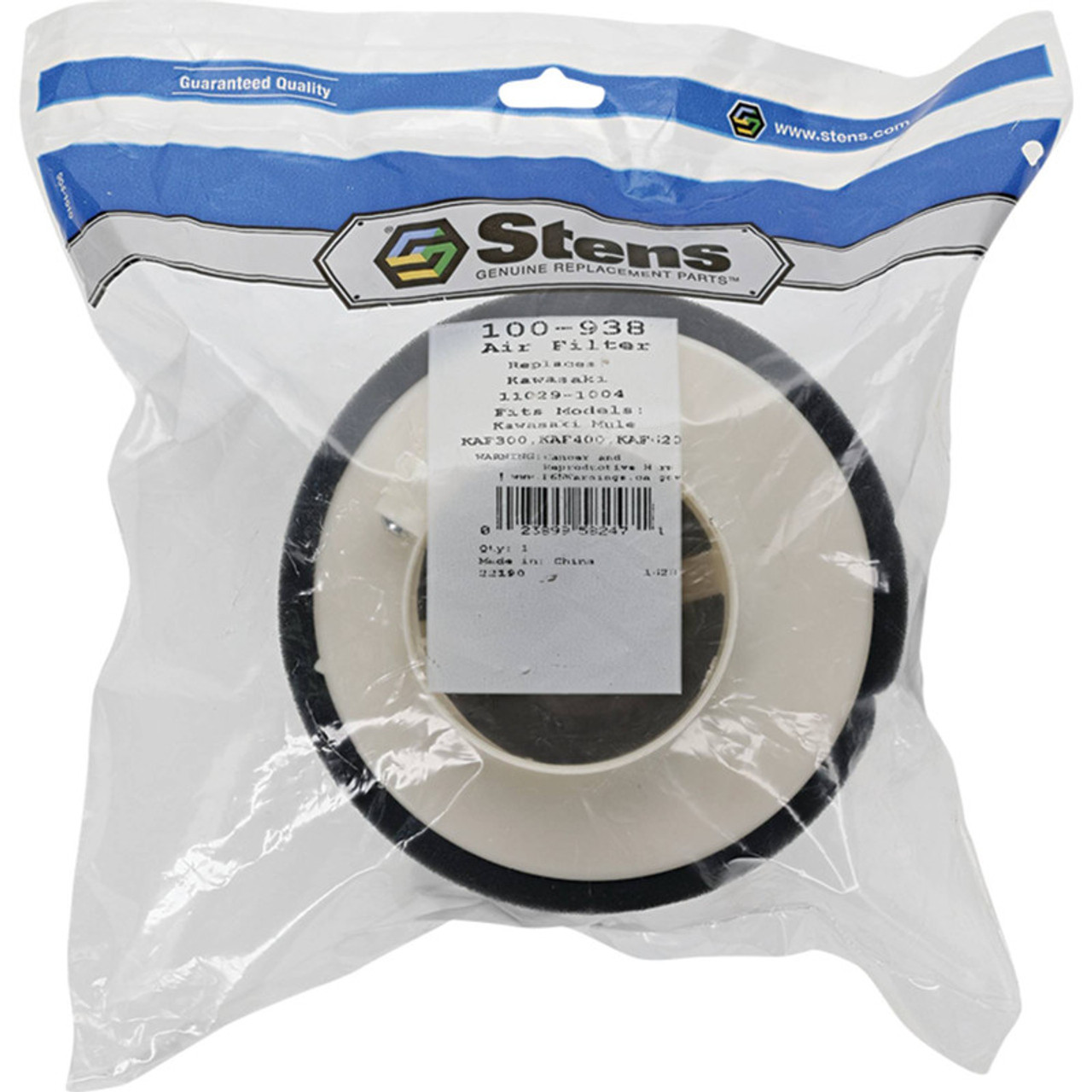 Stens 100-938 Air Filter Combo - (Alternate part for Kawasaki 11029-1004)