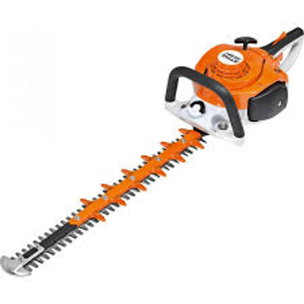 Homeowner using Stihl HS 56 with 24-inch double-sided blade Homeowner using Stihl HS 56 with 24-inch double-sided blade