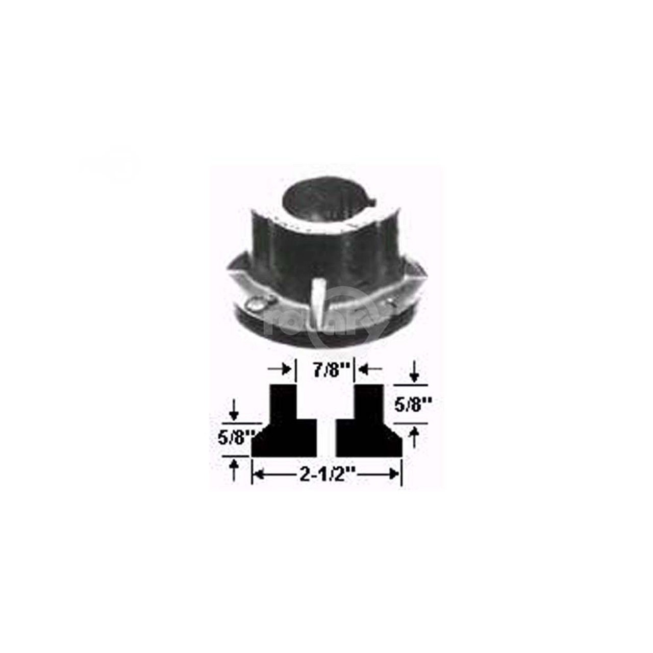 Rotary 1174 BLADE ADAPTOR 7/8" HUB ONLY(D) *DISCONTI