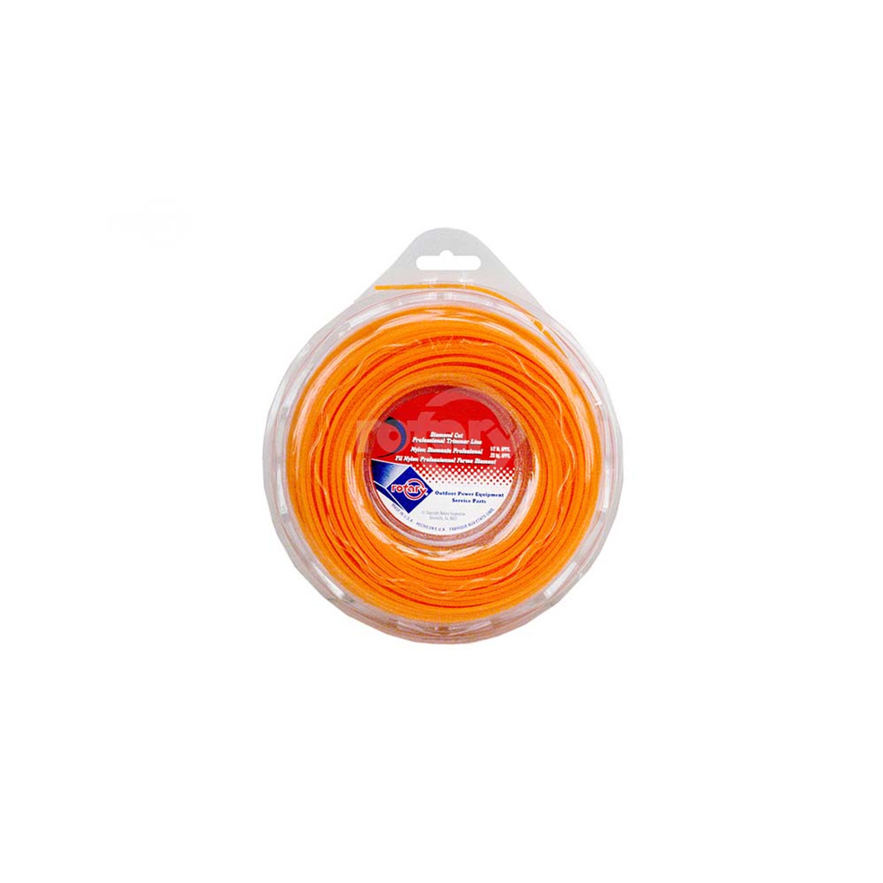 Rotary 12138 TRIMMER LINE .130 1/2# DONUT ORANGE DIAM