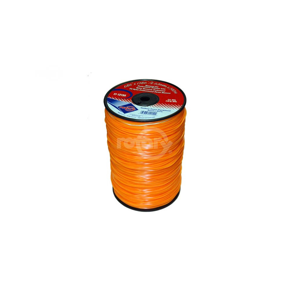 Rotary 12154 TRIMMER LINE .080 5# SPOOL ORANGE DIAMON