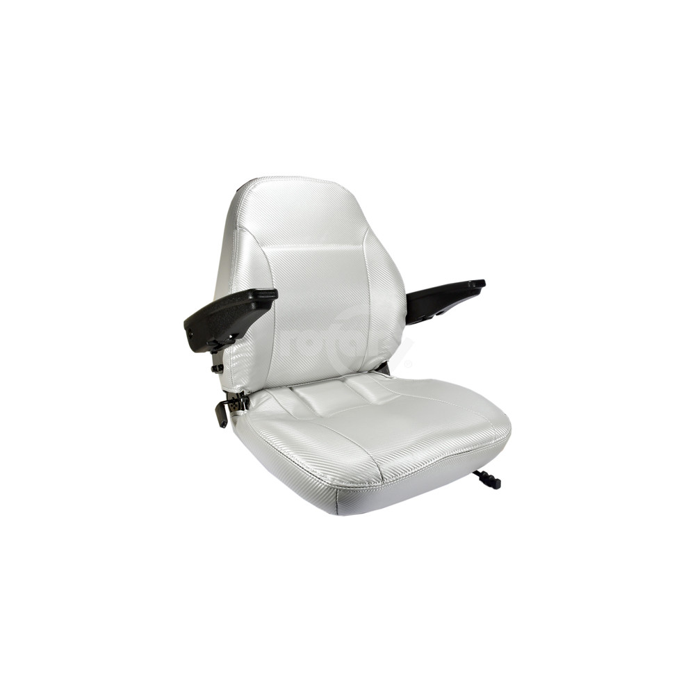 Rotary 16513 PREMIUM HI-BACK SEAT SILVER(S) *DISCONTI