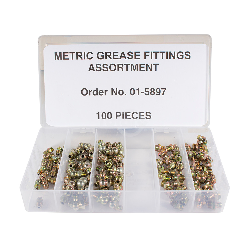 Rotary 5897 METRIC GREASE FITTING ASST SHELF DISPLAY