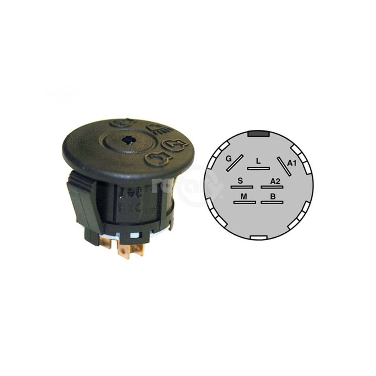 Rotary 7015 IGNITION SWITCH FOR MURRAY REPLACES MURR
