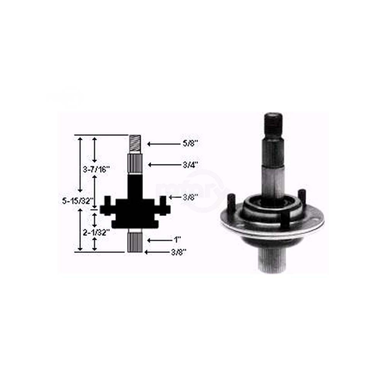 Rotary 7156 SPINDLE ASSEMBLY FOR MTD(D) *DISCONTINUE