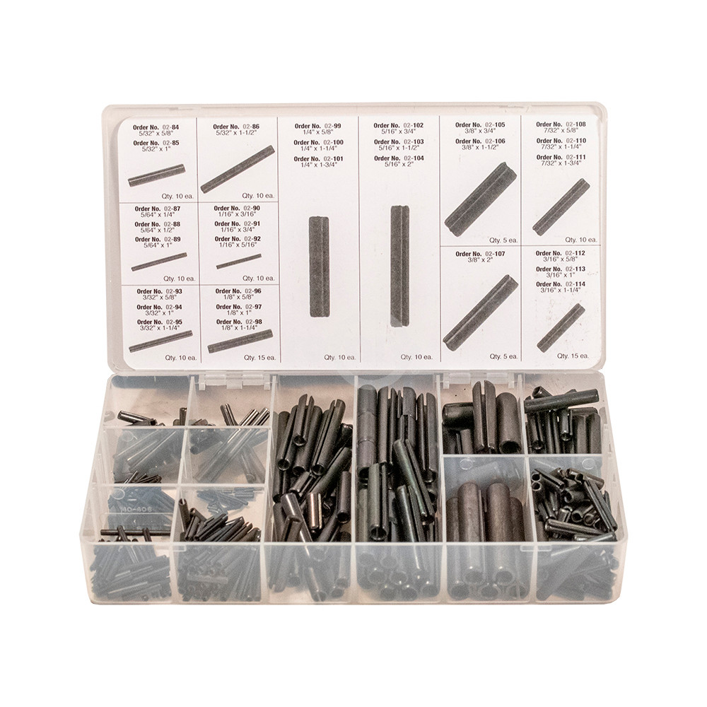 Rotary 9 ROLL PIN ASST SHELF DISPLAY