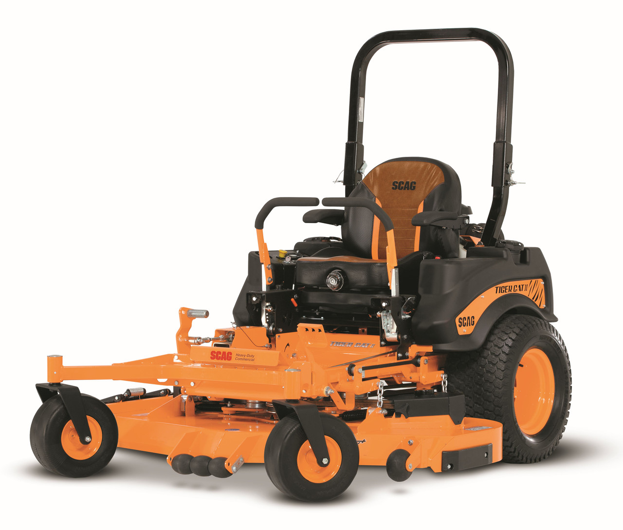 Scag Tiger Cat II STCII-52V-25CV-EFI zero-turn mower front view