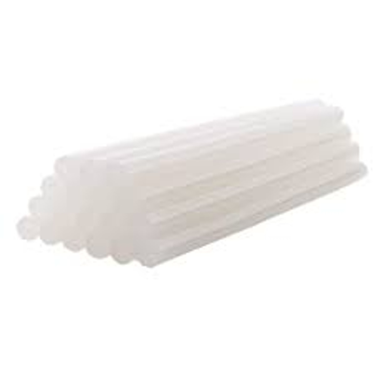 725R10 Full Size 10" Clear Hot Glue Sticks - 25 lb Box
